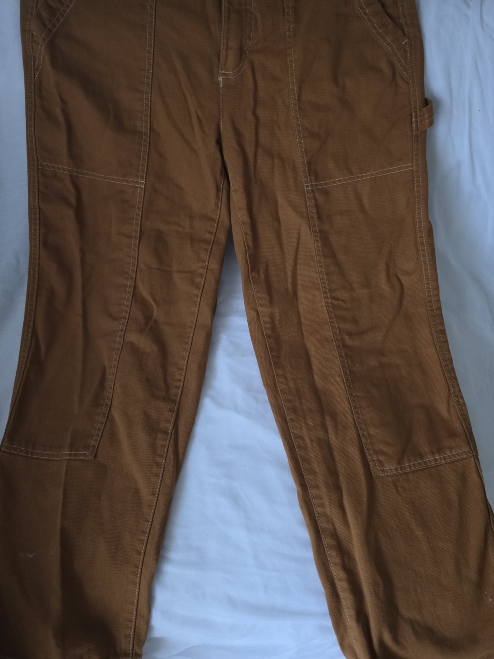 Old Navy Straight Pocket Pants in Caramel
